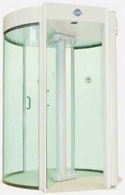 porta giratoria detector metal